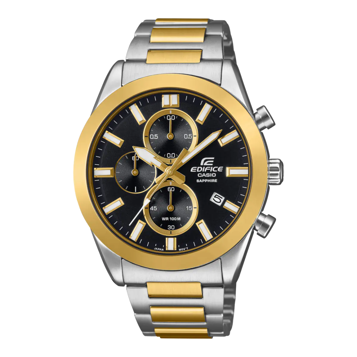 Edifice Chronograph — Two-Tone Gold & Silver