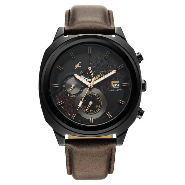Kronos 3 Chronograph — Black Dial