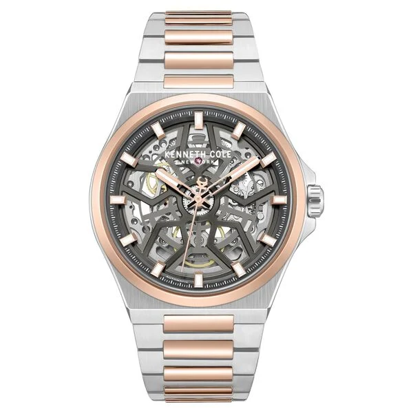 Automatic Skeleton — Two-Tone Rose Gold