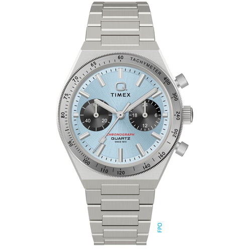 Q Continental Chronograph — Ice Blue Dial