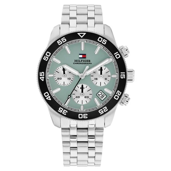 TH85 Chronograph — Mint Green Dial